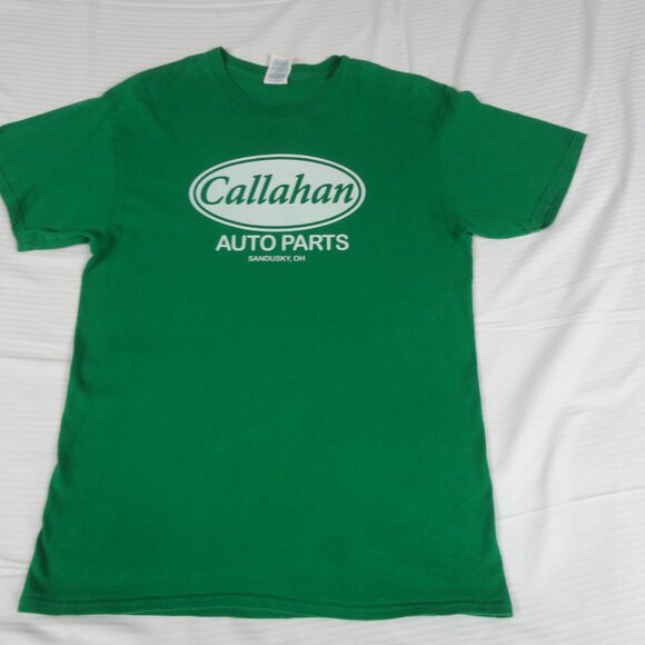 TOMMY BOY - CALLAHAN AUTO PARTS SANDUSKY OH GREEN MEDIUM T-SHIRT L227 - Picture 4 of 5